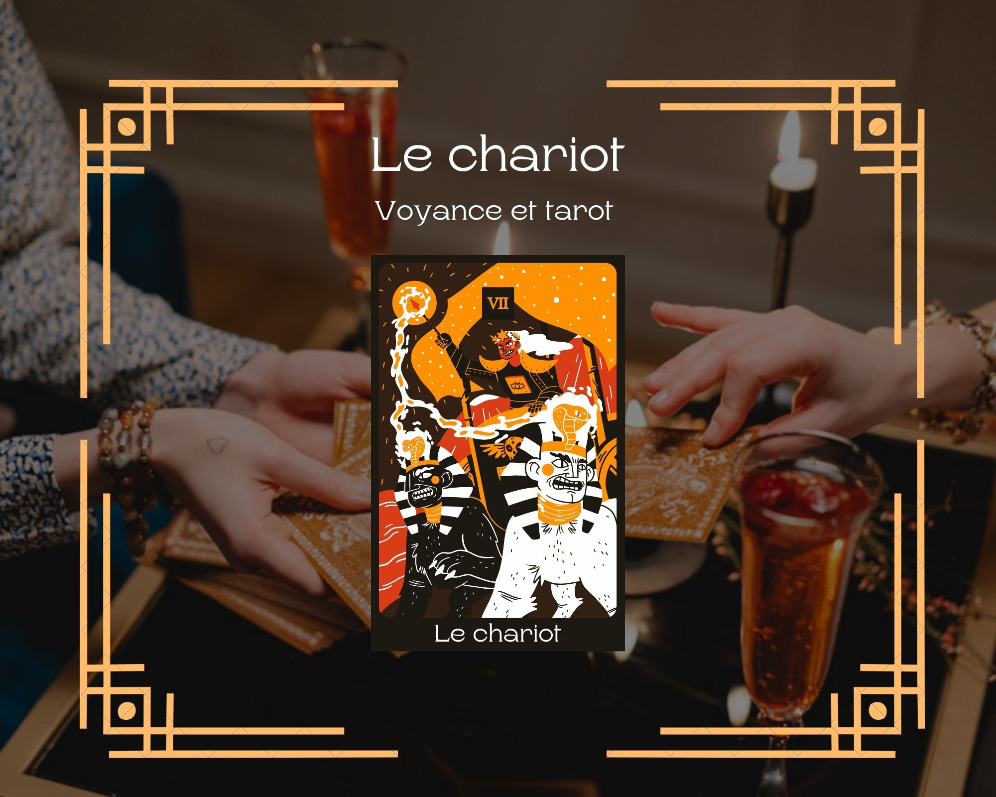 La carte du chariot dans le tarot en voyance