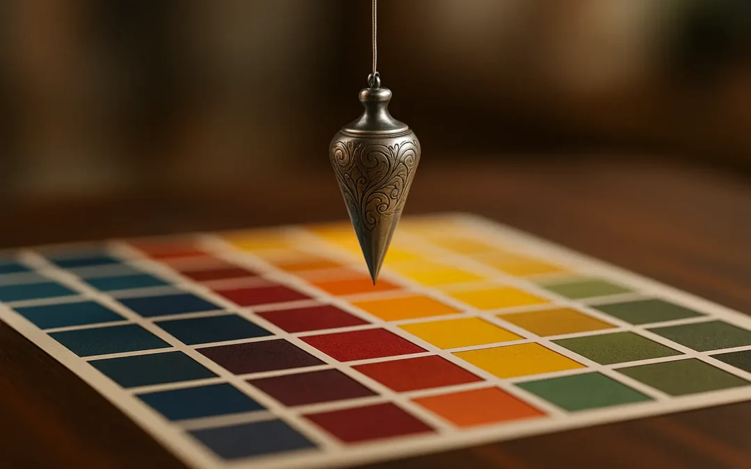 Les associations de couleurs et le pendule : comment utiliser les couleurs pour renforcer les réponses obtenues par votre pendule.